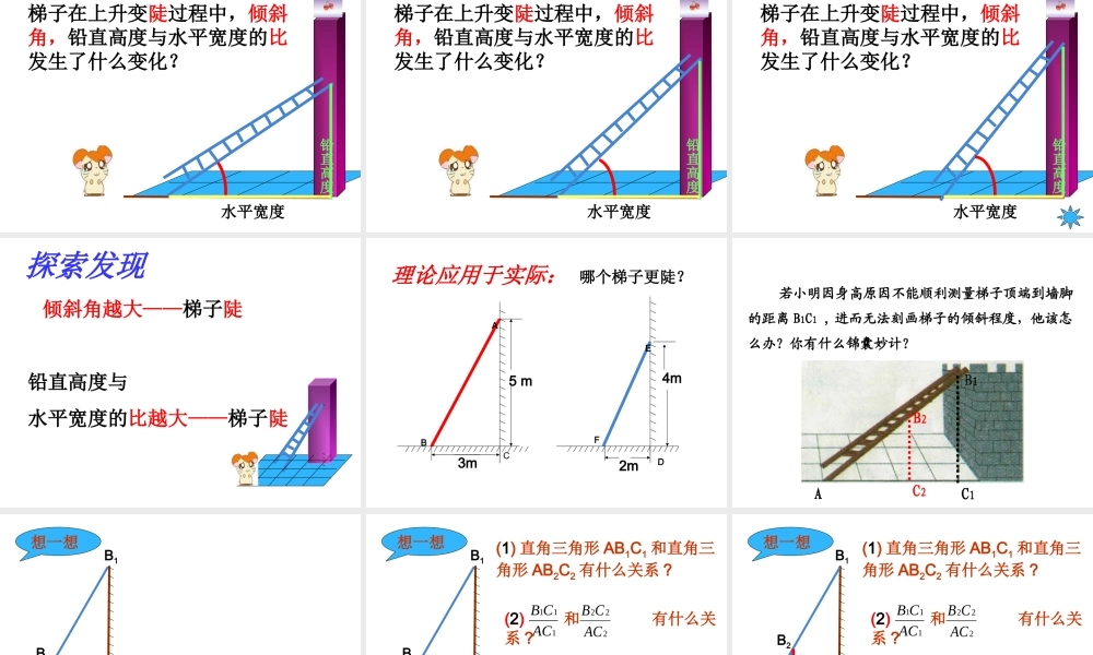 《锐角三角函数（1）》参考课件1.ppt