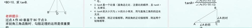 《锐角三角函数（1）》教学课件.ppt