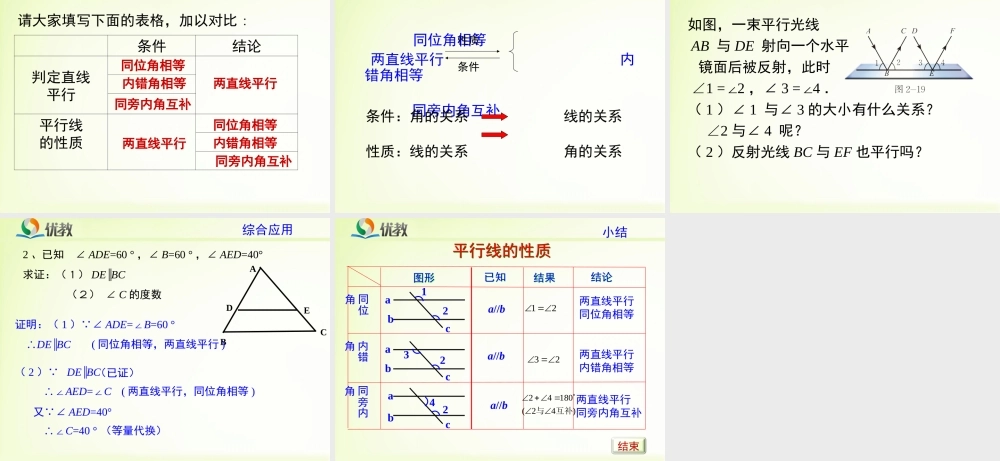 《平行线的性质（1）》教学课件.ppt