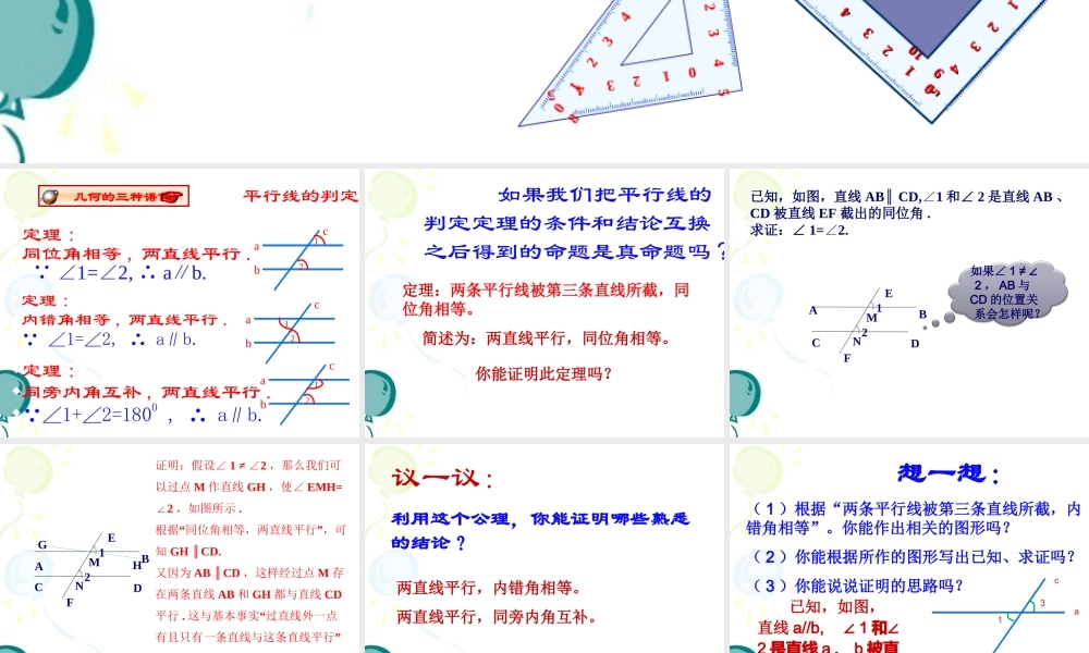 《平行线的性质定理》参考课件2.ppt
