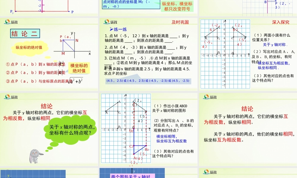 《轴对称与坐标变化》教学课件.ppt
