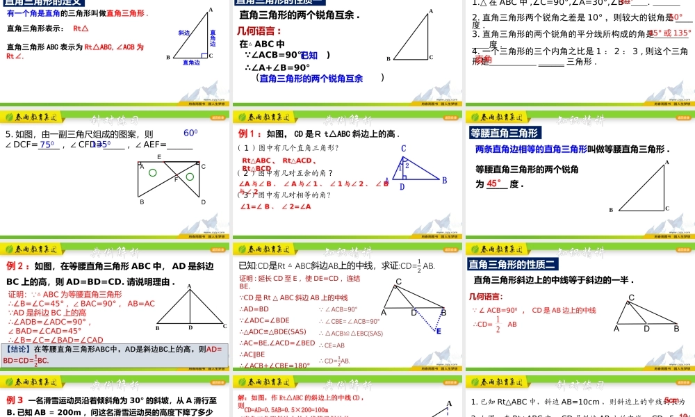 2.6.1 直角三角形及性质.pptx