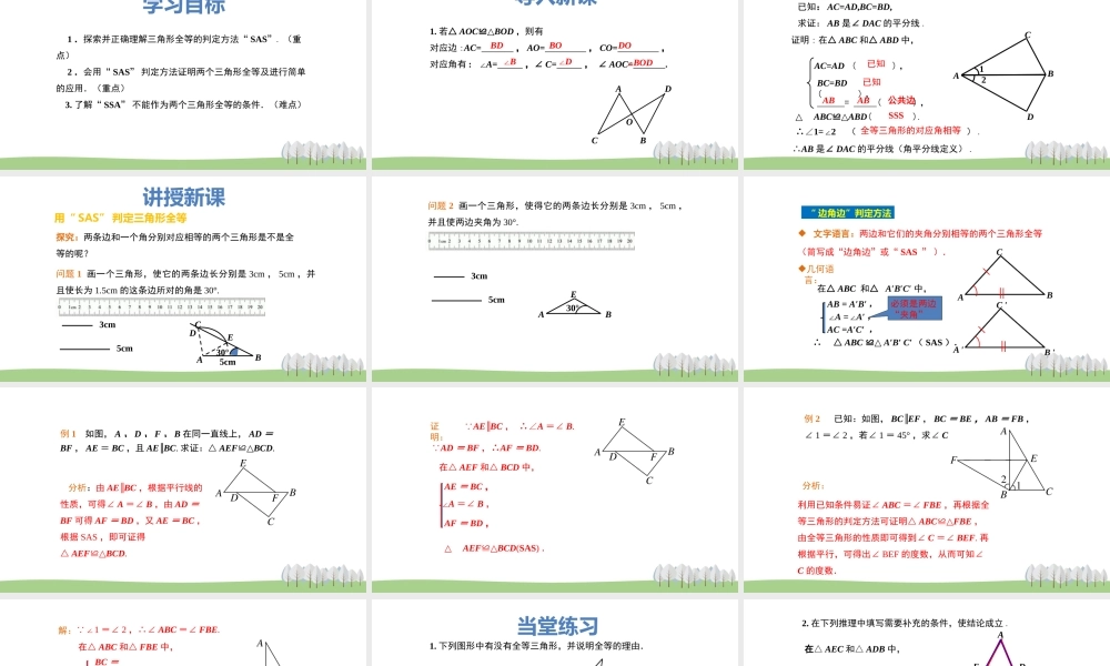 13.3 全等三角形的判定第2课时.pptx