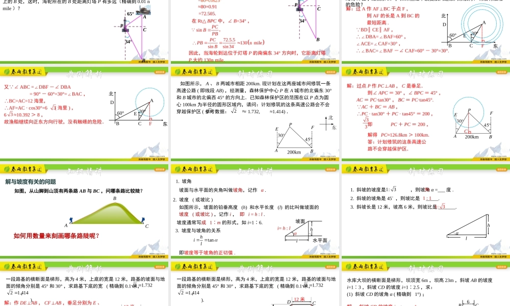 1.3.3 解直角三角形的应用（2）.ppt