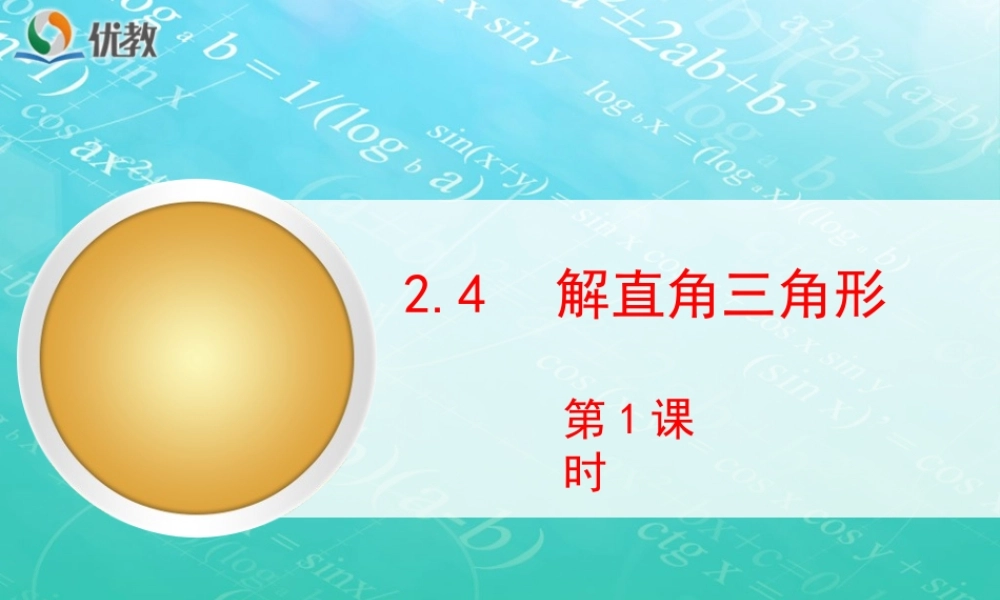 《解直角三角形（1）》教学课件.ppt