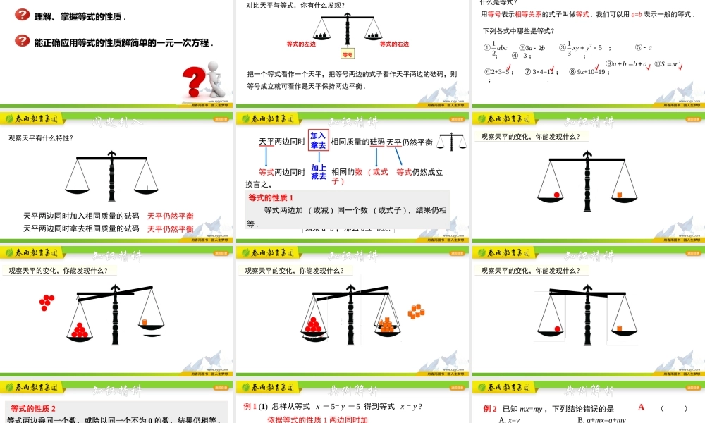 5.2 等式的基本性质.pptx