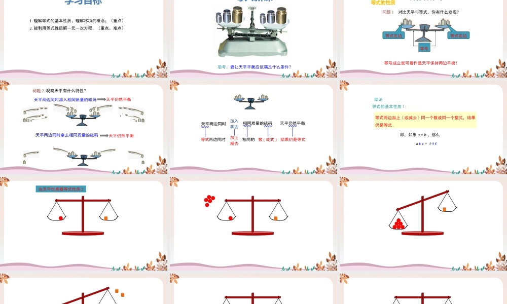 5.2 等式的基本性质.pptx