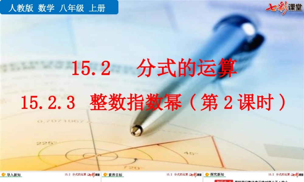 15.2.3 整数指数幂（第2课时）.pptx