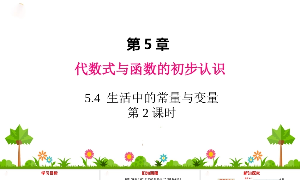 5.4 生活中的常量与变量 第2课时.ppt