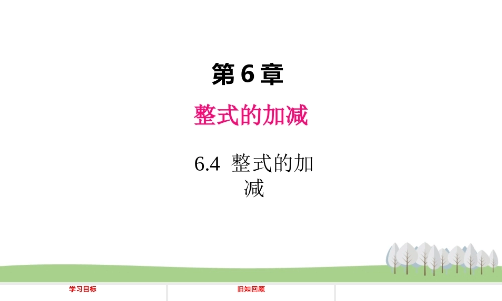 6.4 整式的加减.ppt