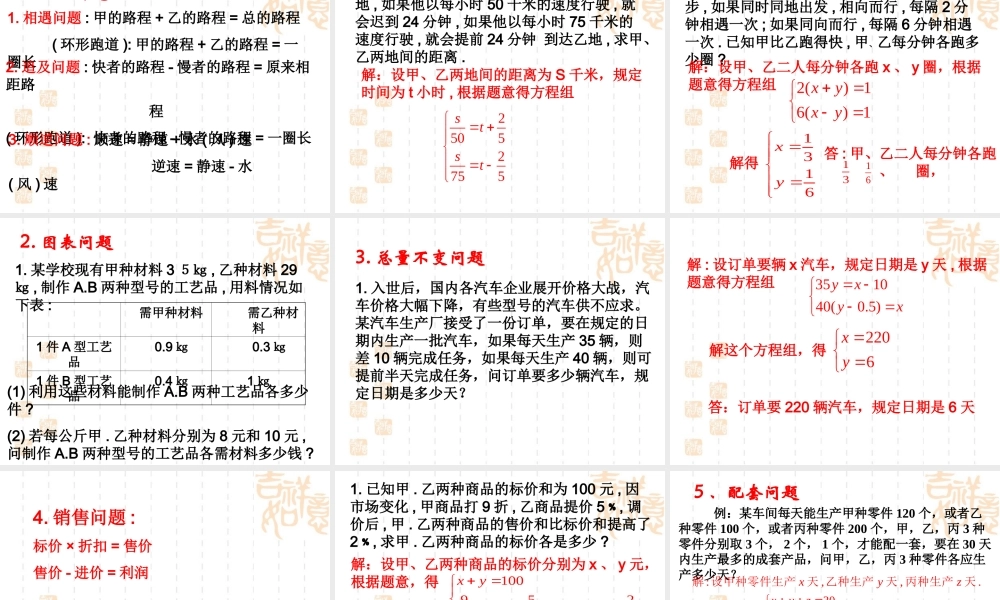 《二元一次方程组》复习课件.ppt