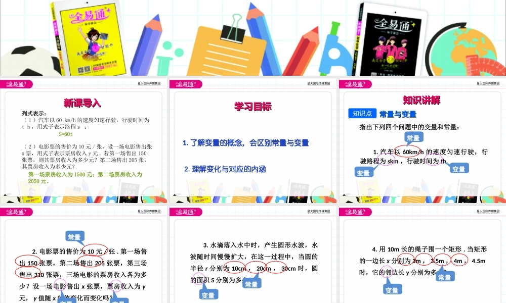 19.1.1 变量与函数第1课时.ppt