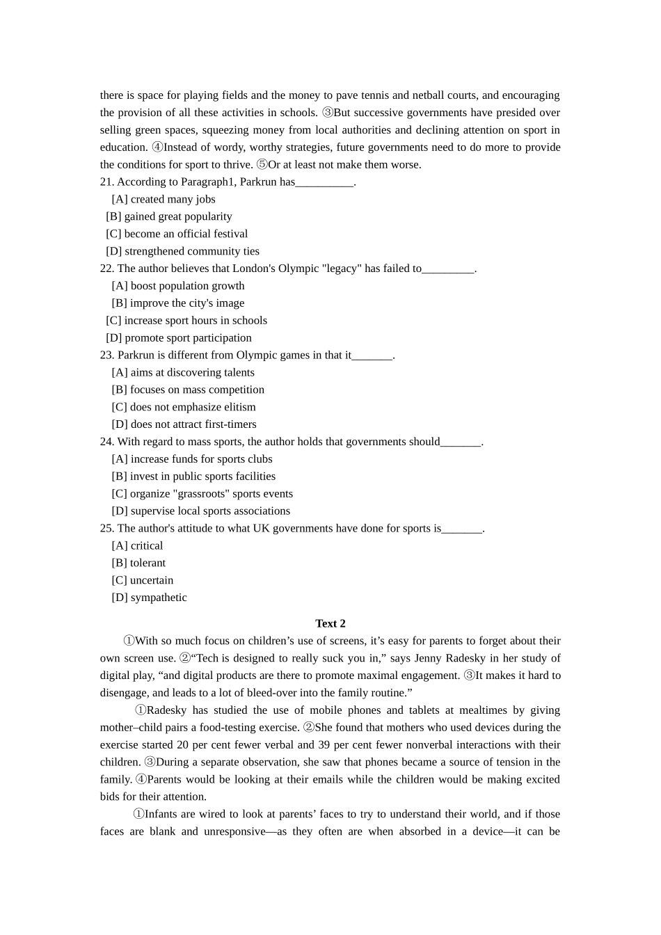 2017英语二考研英语真题【公众号：葱哥说考研 考研资料免费分享】.doc_第3页