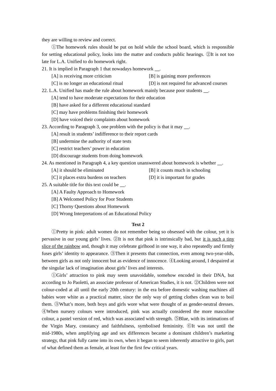 2012英语二考研英语真题【公众号：葱哥说考研 考研资料免费分享】.doc_第3页