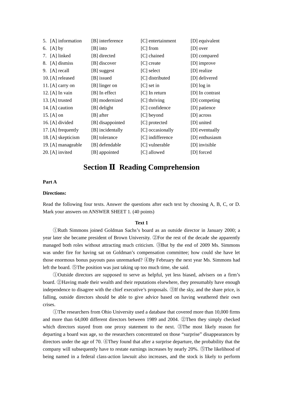2011英语二考研英语真题【公众号：葱哥说考研 考研资料免费分享】.doc_第2页