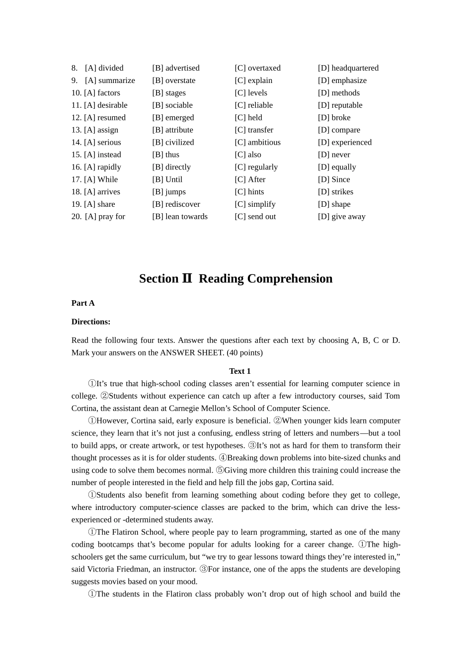 2016英语二考研英语真题【公众号：葱哥说考研 考研资料免费分享】.doc_第2页