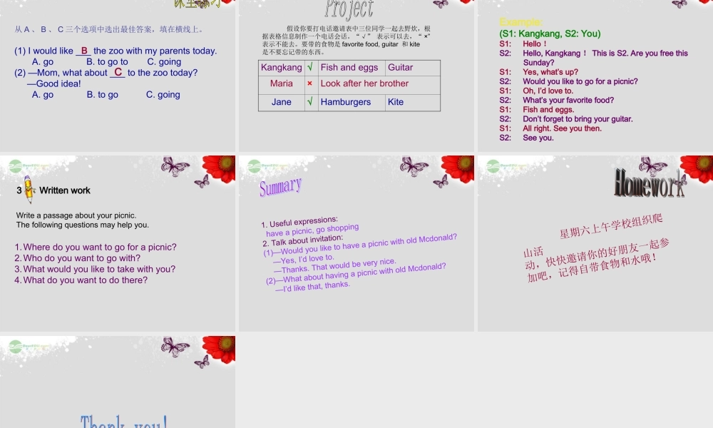 仁爱初中英语七上《Unit 4Topic 1 What can I do for youC》PPT课件 (2).ppt