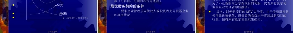 复旦大学公司理财财务管理专题讲义2.ppt