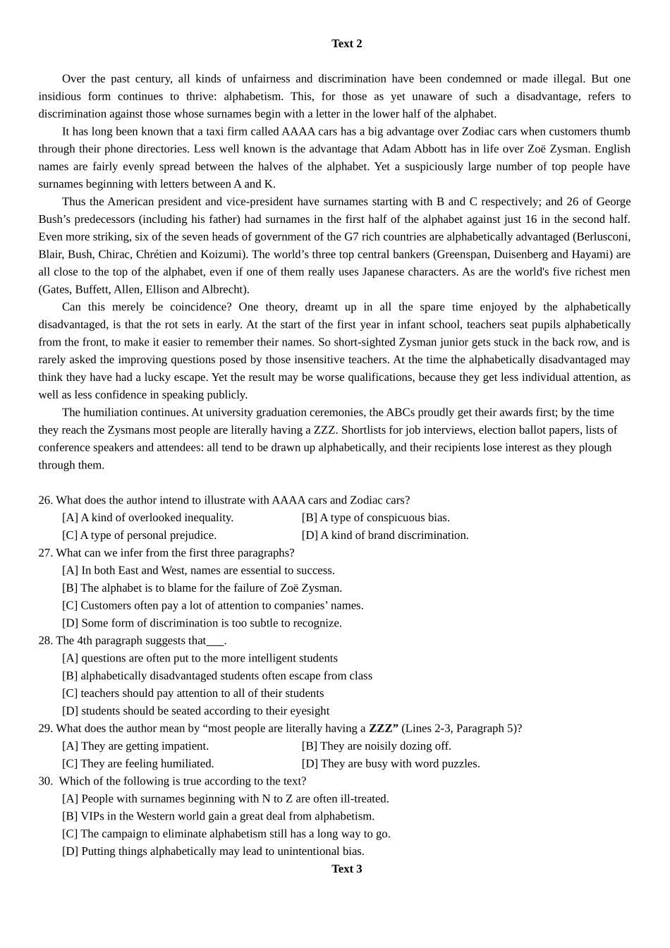 2004年历年考研英语真题【公众号：葱哥说考研 考研资料免费分享】.doc_第3页