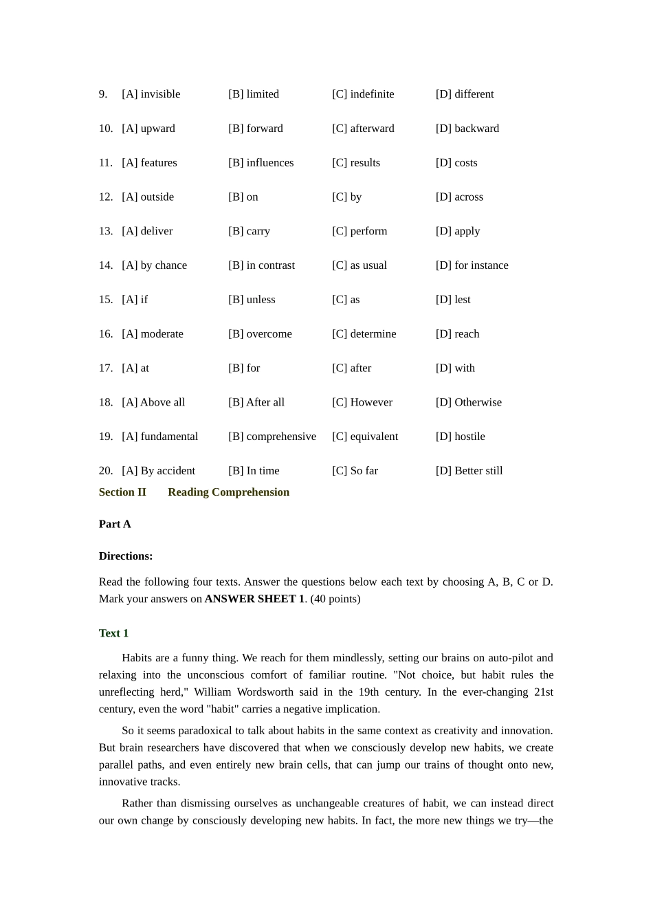 2009年历年考研英语真题【公众号：葱哥说考研 考研资料免费分享】.doc_第2页