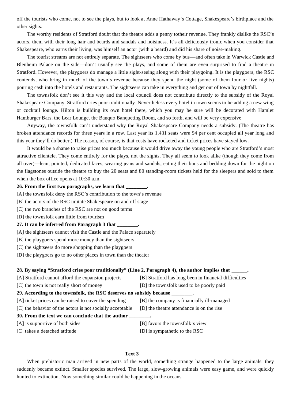2006年历年考研英语真题【公众号：葱哥说考研 考研资料免费分享】.doc_第3页