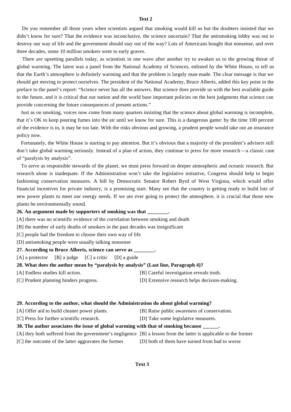 2005年历年考研英语真题【公众号：葱哥说考研 考研资料免费分享】.doc_第3页