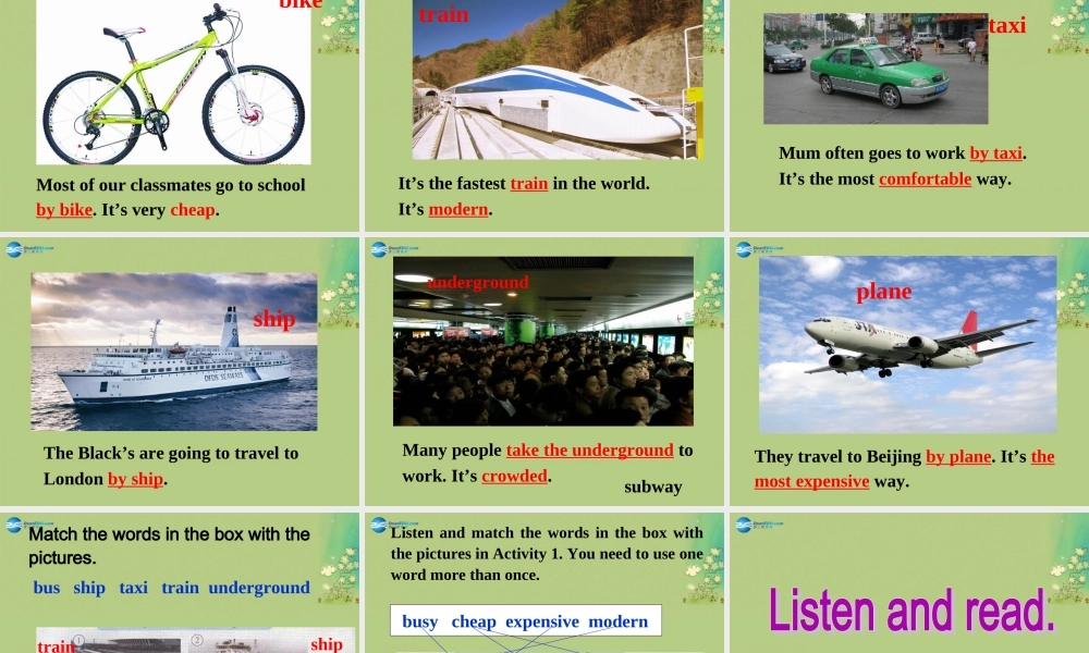 【倍速课时学练】八年级英语上册 Module 4 Unit 1 He lives the farthest from school课件 .ppt