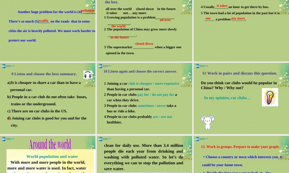 【倍速课时学练】八年级英语上册 Module 9 Unit 3 Language in use课件 .ppt