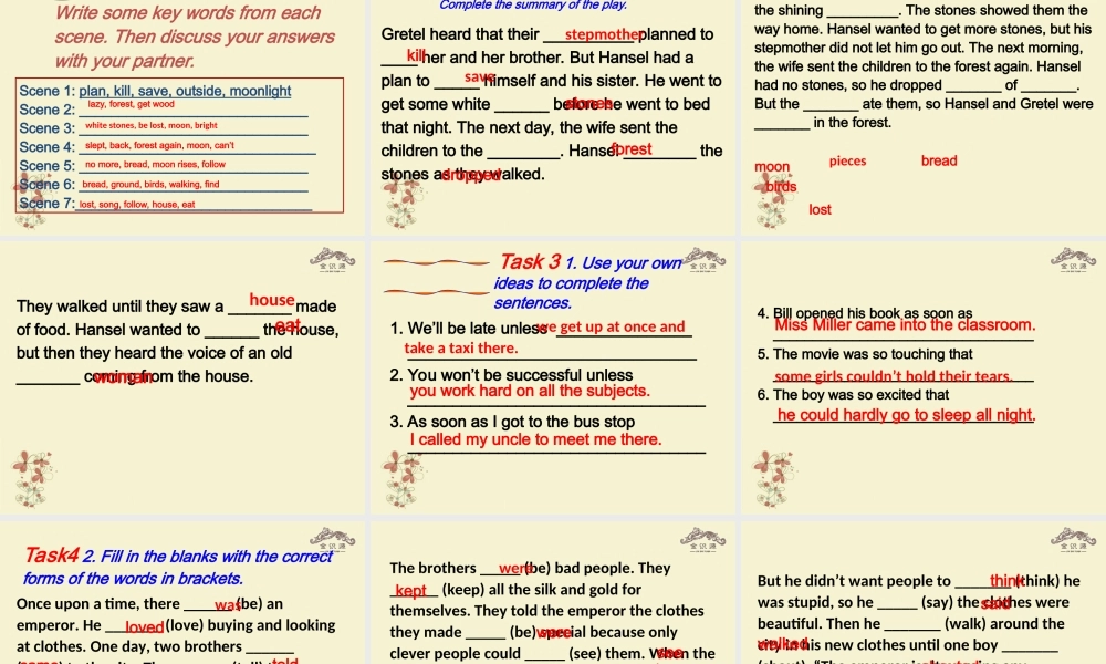 【金识源】八年级英语上册 Unit 4 An old man tried to move the mountains（第6课时）课件 .ppt