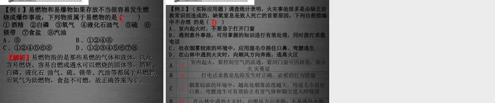 【高效课堂宝典训练】九年级化学上册 第7单元 课题1 燃烧与灭火课件2 （新版）新人教版.ppt