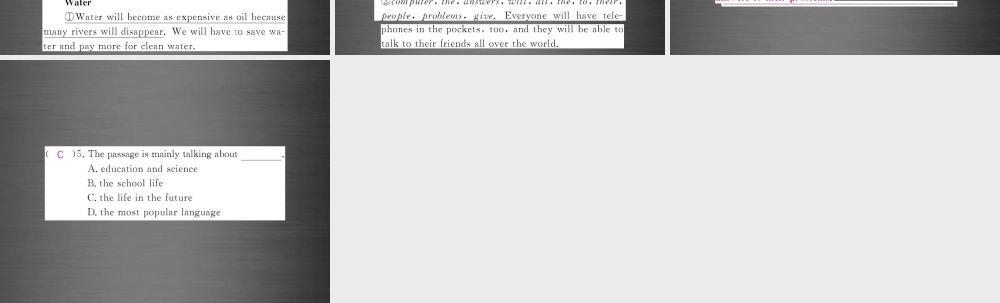 【课堂内外】九年级英语下册 Module 3 Unit 1 They sometimes work harder阅读提升课件 .ppt