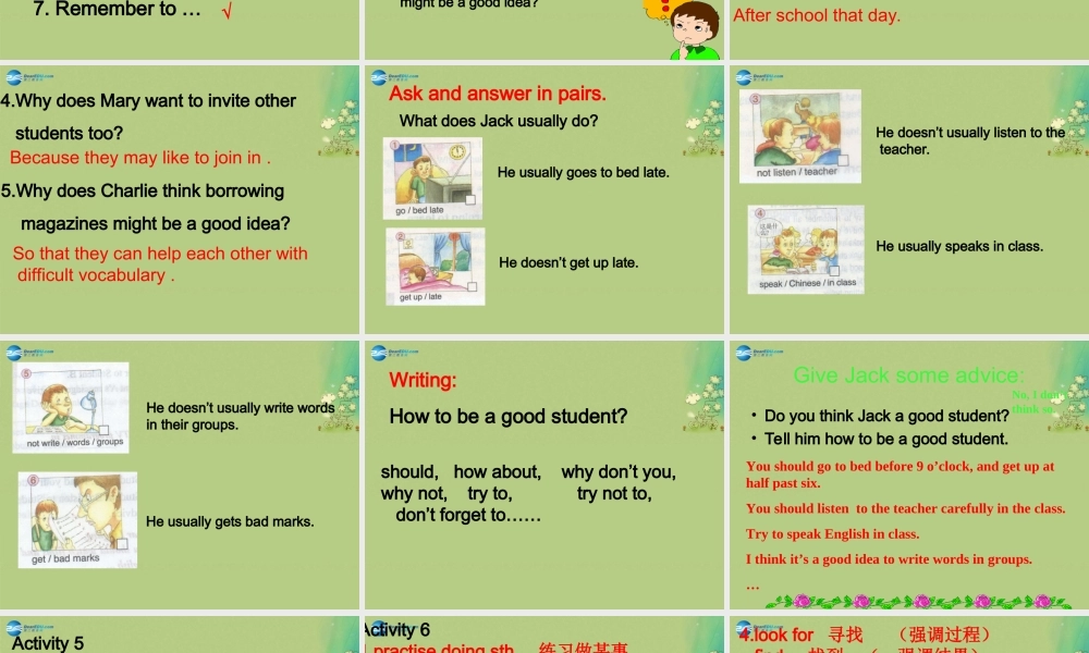 八年级英语上册 Module 1 Unit 3 Language in use！课件（2）.ppt