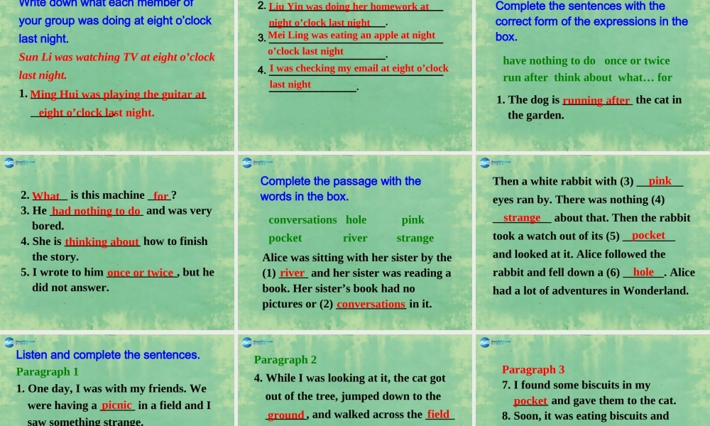 八年级英语上册 Module 7 Unit 3 Language in use课件1 .ppt