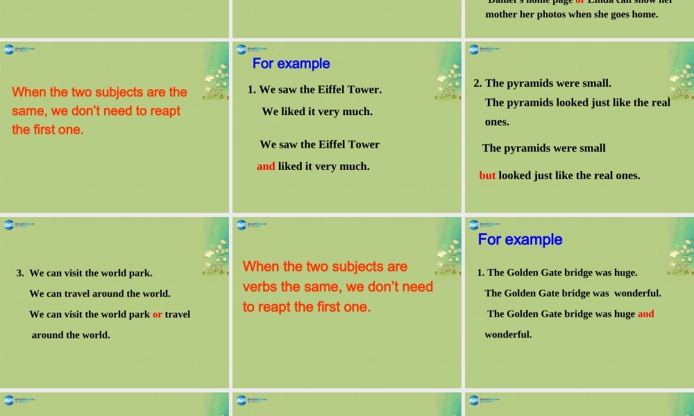 八年级英语上册 Unit 3 A day out Grammar课件.ppt