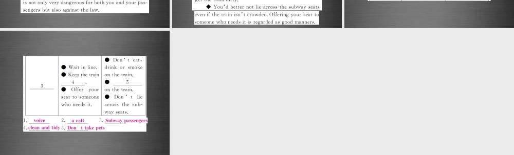 【课堂内外】九年级英语下册 Module 4 Unit 1 You must be careful of falling stones阅读提升课件 .ppt