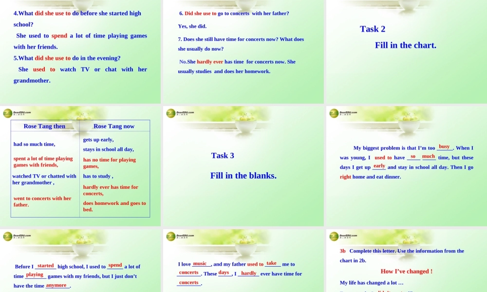 八年级英语下册 Unit 3 I used to be afraid of the dark Section B教学课件 鲁教版.ppt