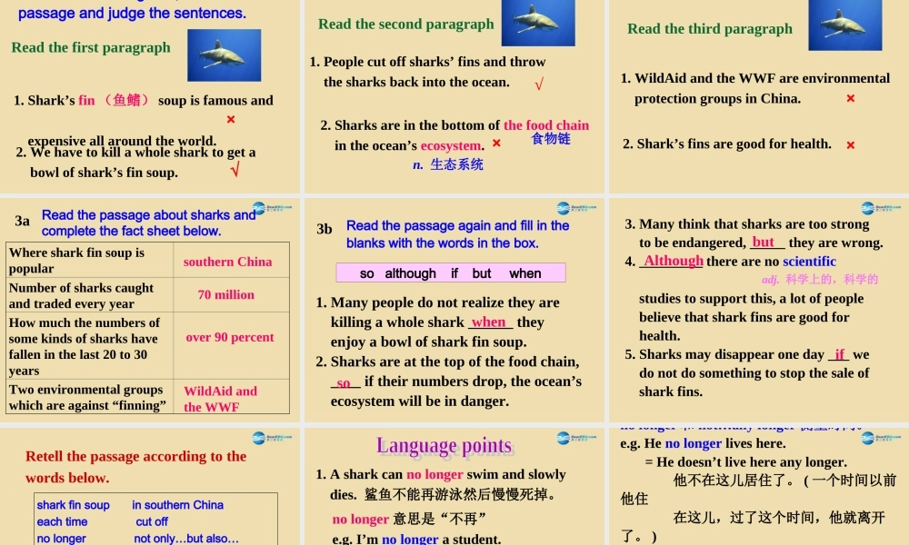 Unit 8 We’re trying to save the earth Section A（3a-3b）精品课件 .ppt