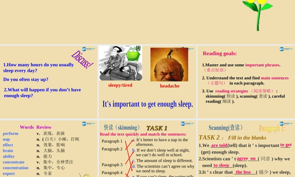 Unit 9 It’s important to have good habits Section B Reading精品课件 .ppt