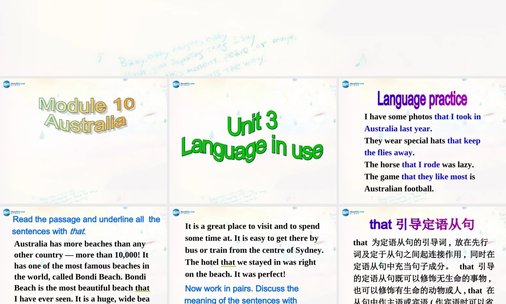 广东省惠东县惠东中学九年级英语上册 Module 10 Unit 3 Language in use教学课件.ppt