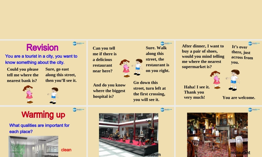 Unit 12 Could you please tell me where the restrooms are Section B（1a-2d）精品课件 .ppt