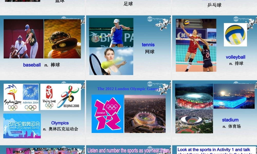 八年级英语上册 Module 3 Sports Unit 1 Nothing is more enjoyable than playing tennis课件 .ppt