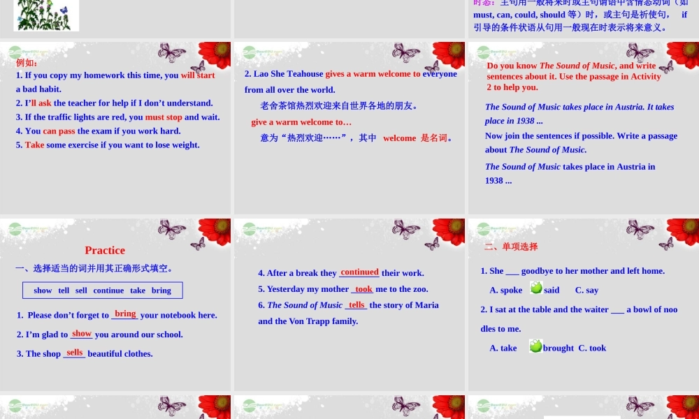 八年级英语上册 Module 5 Lao She Teahouse Unit 2 It describes the changes in Chinese society配套课件 .ppt