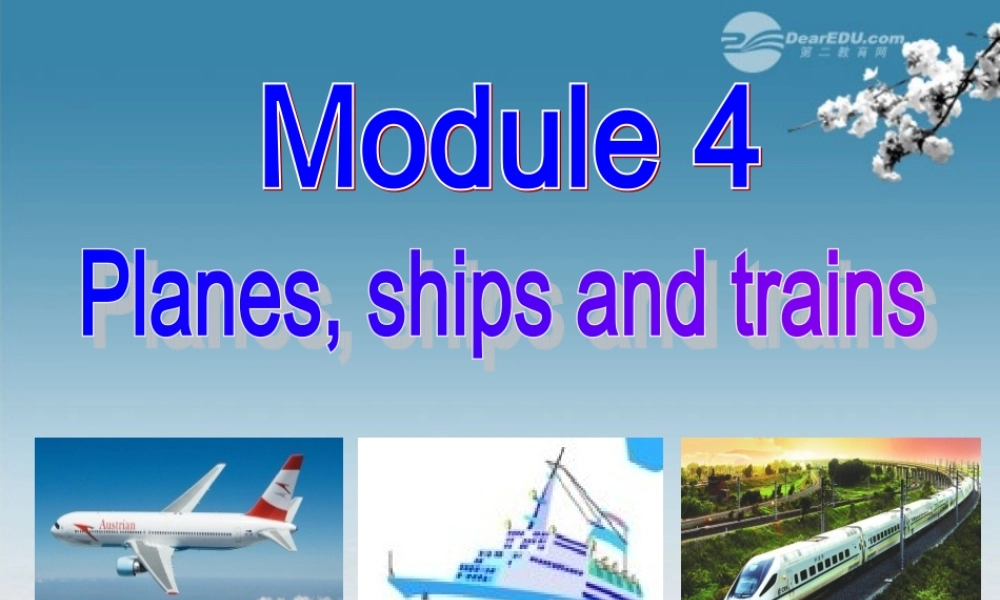 八年级英语上册 Module 4 Planesships and trains Unit 2 What is the best way to travel课件 .ppt
