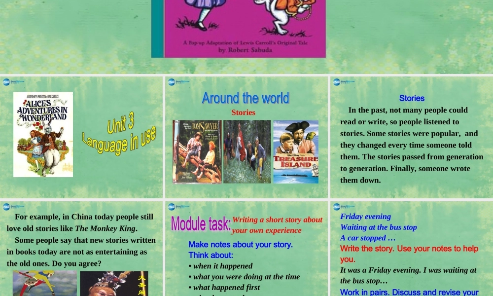 八年级英语上册 Module 7 Unit 3 Language in use课件2 .ppt