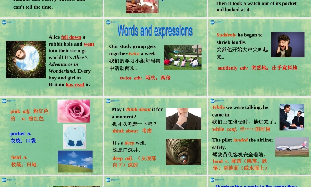 八年级英语上册 Module 7 Unit 2 She was thinking about her cat课件1 .ppt