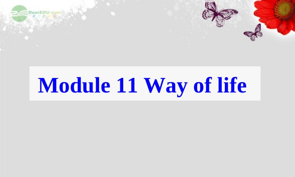 八年级英语上册 Module 11 Way of life Unit 1 In China ,we open a gift later课件 .ppt