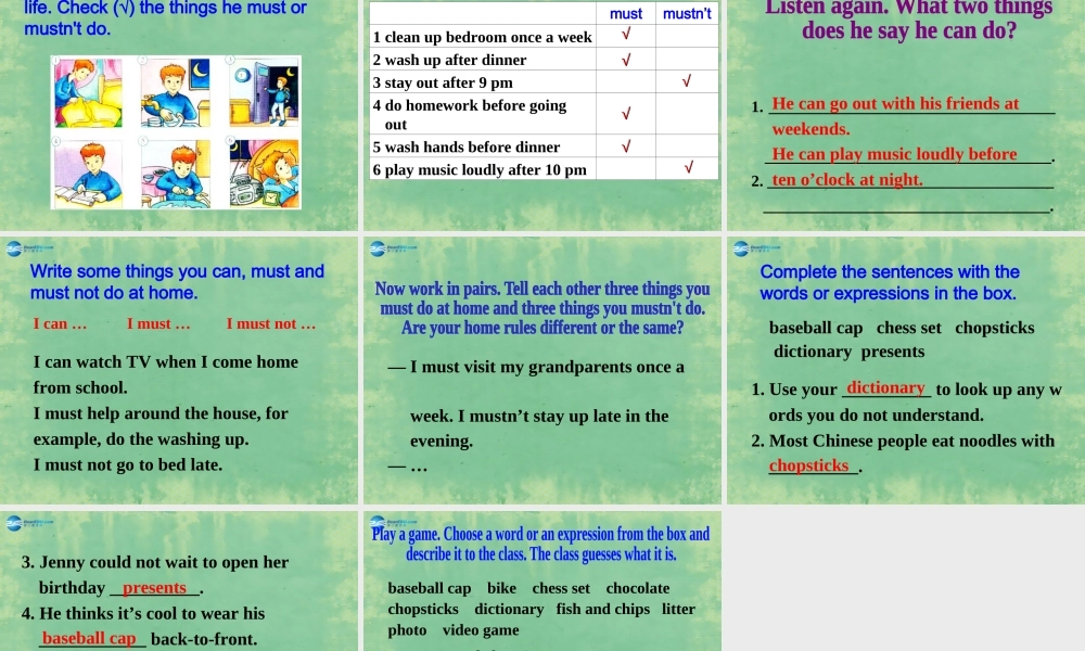 八年级英语上册 Module 11 Unit 3 Language in use课件1 .ppt