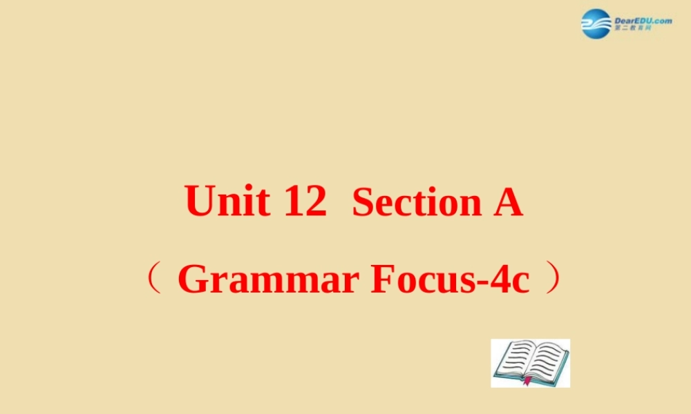 Unit 12 Could you please tell me where the restrooms are Section A（Grammar Focus-4c）精品课件 .ppt