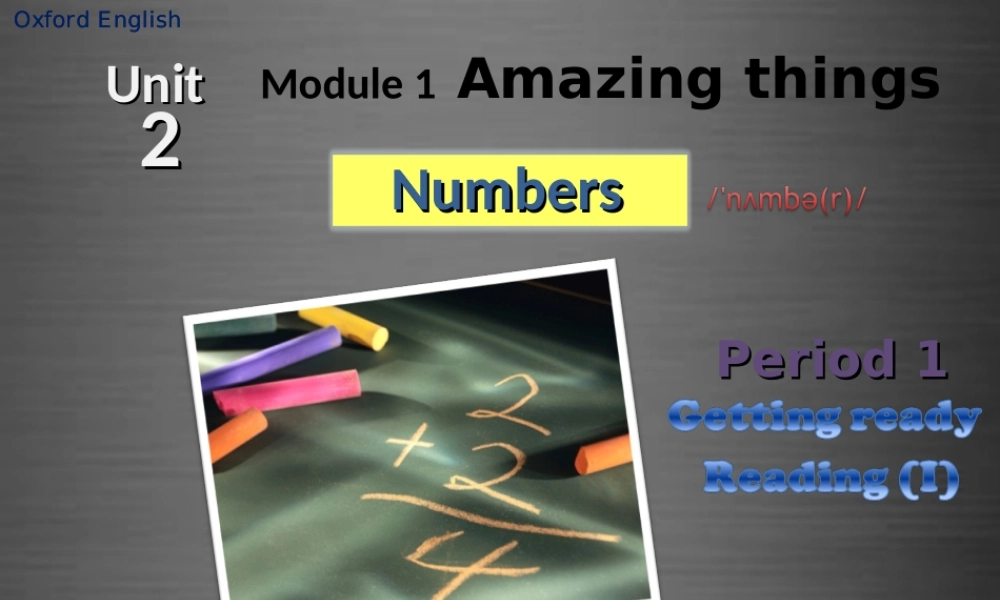 八年级英语上册 Unit 2 Numbers Reading 1课件 .ppt