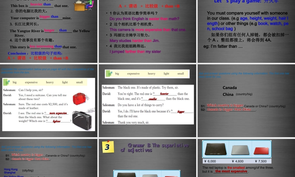 八年级英语上册 Unit 3 Computers Grammar课件 .ppt